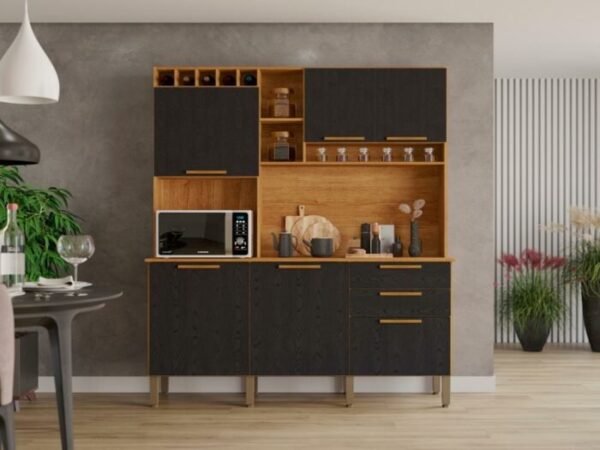 Armário Kit de Cozinha New Topázio 1,65m