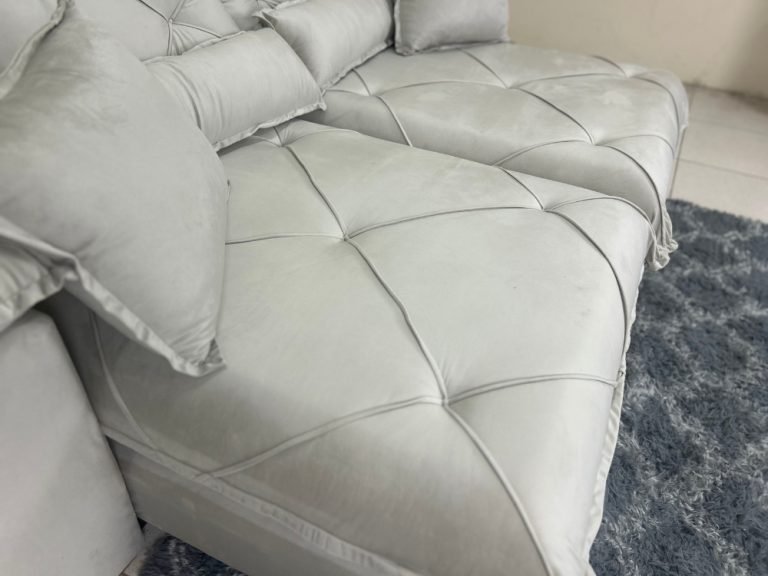 Sofá Retrátil e Reclinável Eros 2.30m – Bege Veludo - Imagem 4