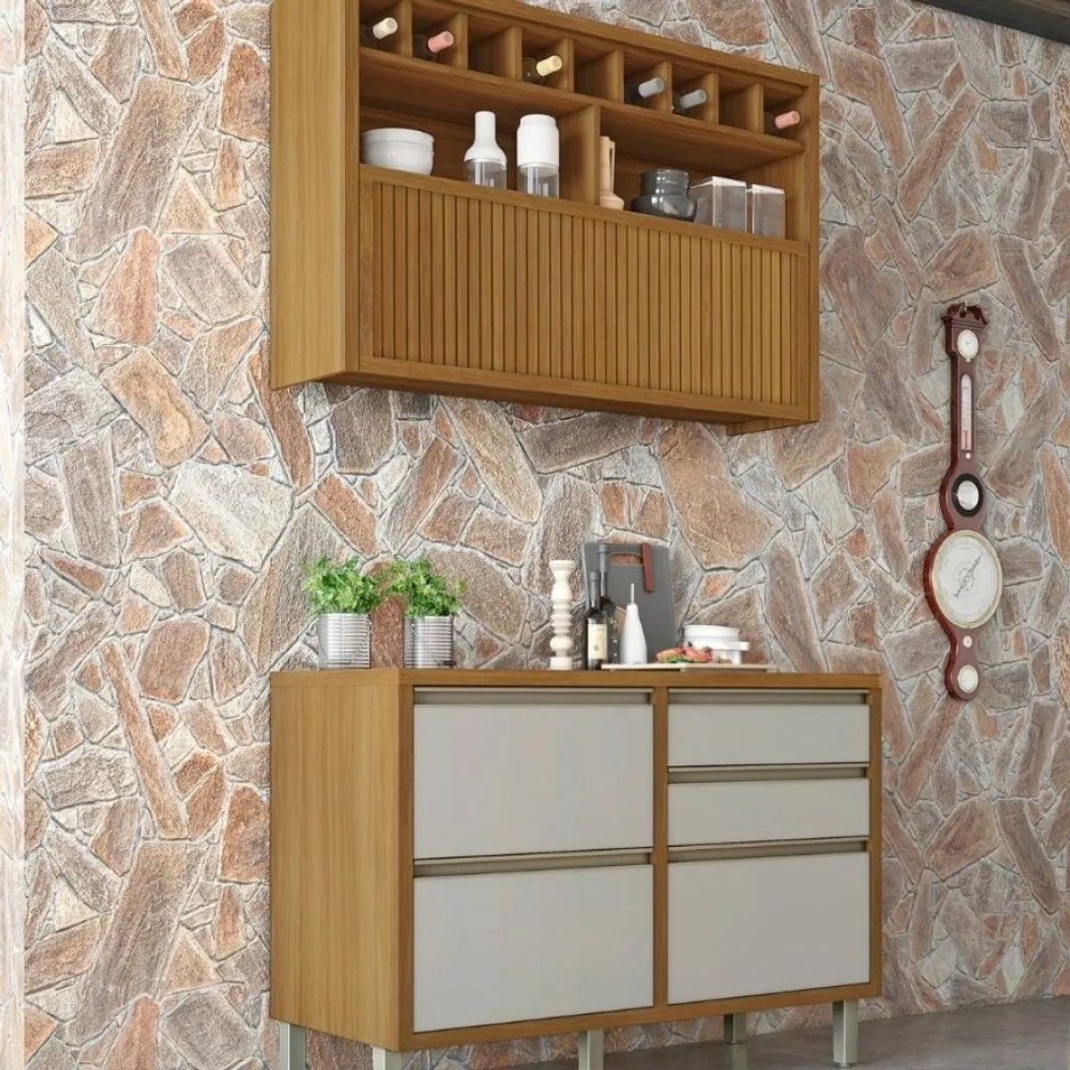 COZINHA MODULADA BARONESA MDF - Imagem 2