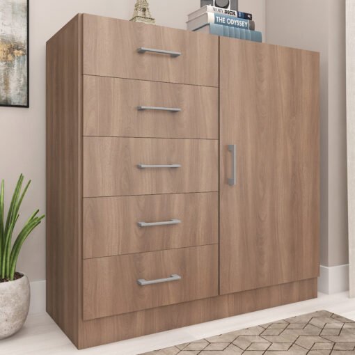 Cômoda 5 Gavetas com Sapateira Zurique - Imagem 2