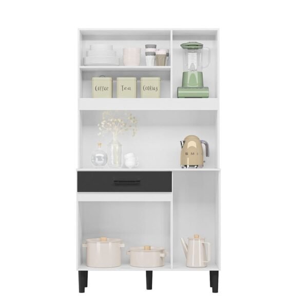 Kit Cozinha Magazin 90 Branco/Preto – NICIOLI - Image 2