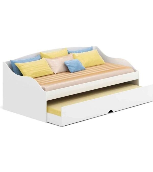 Sofa Cama Lais II com Cama Auxiliar 100% MDF - Branco