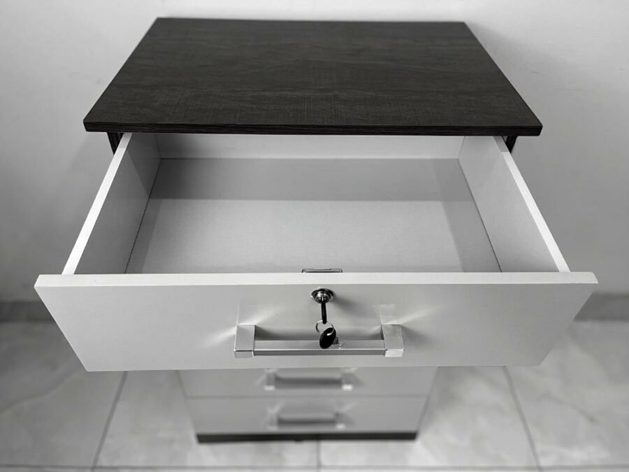 Cômoda 5 gavetas – Branco - Imagem 2