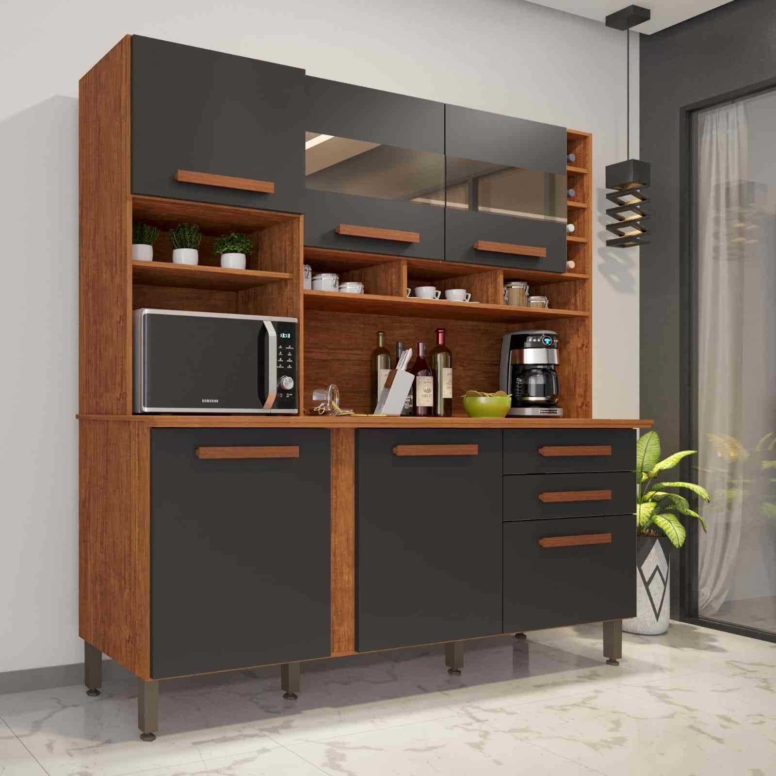 Cozinha Alexia 6P2G c Espelho - Imagem 3