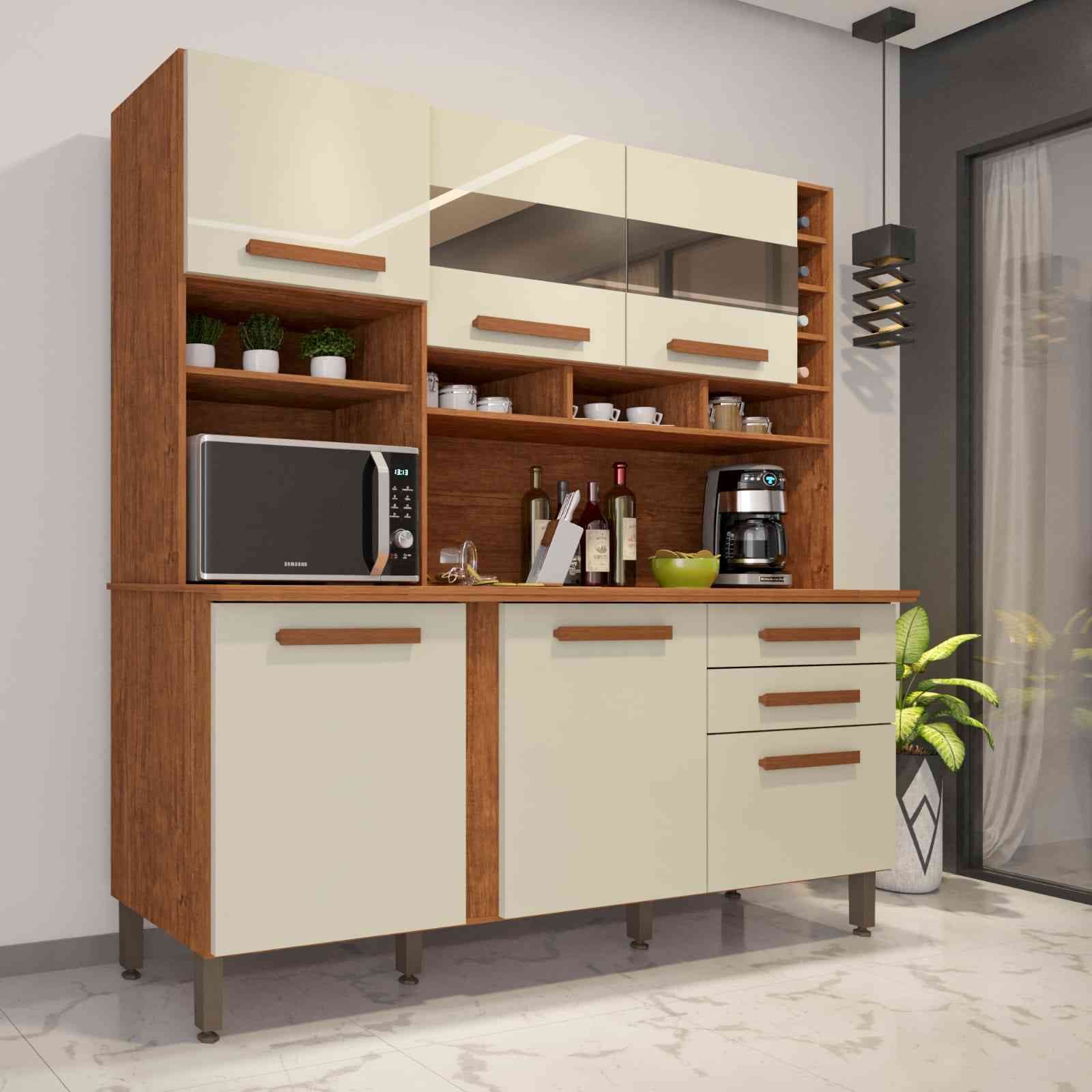 Cozinha Alexia 6P2G c Espelho - Imagem 4