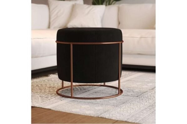PUFF DETROIT REDONDO PE COBRE PRETO/45 – RIO MINAS