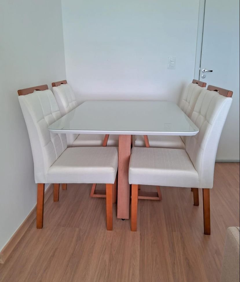 Mesa Madri Cinamomo/ Off white 90x120 - Imagem 2