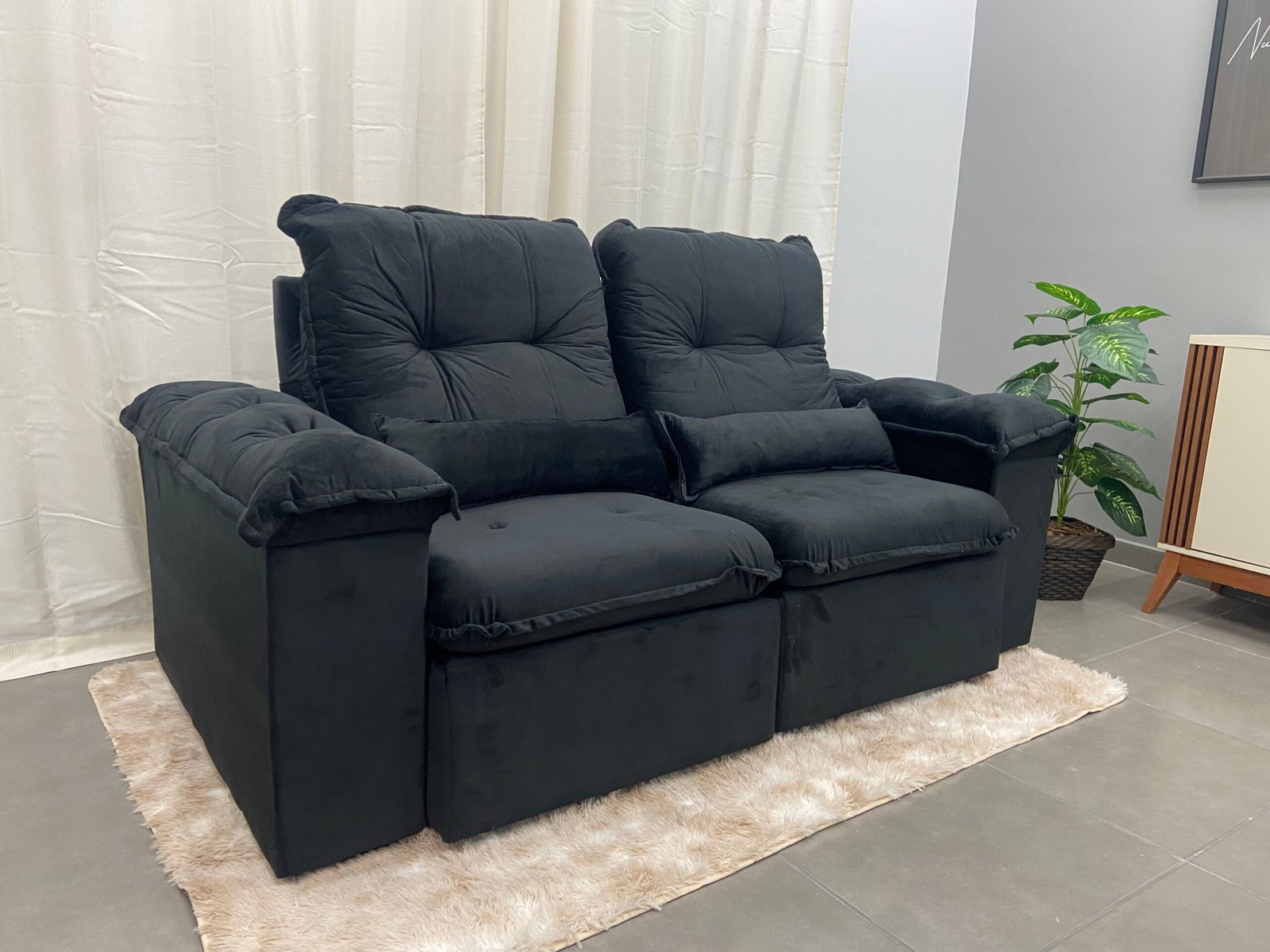 Sofá Arsenal 4 Lugares Retrátil e Reclinável 230cm