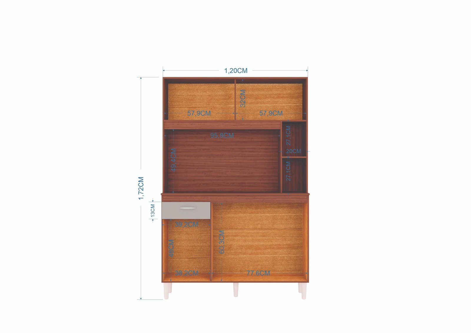 Cozinha Duda 120 5P1G - Imagem 2