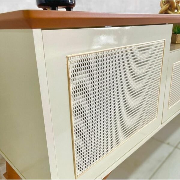 Rack até 75″ Darín Off White/Cedro Natural – EDN MÓVEIS - Image 2