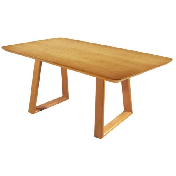 Mesa Ipanema 160 Imbuia Natural (S/Vidro) – MARKA MÓVEIS