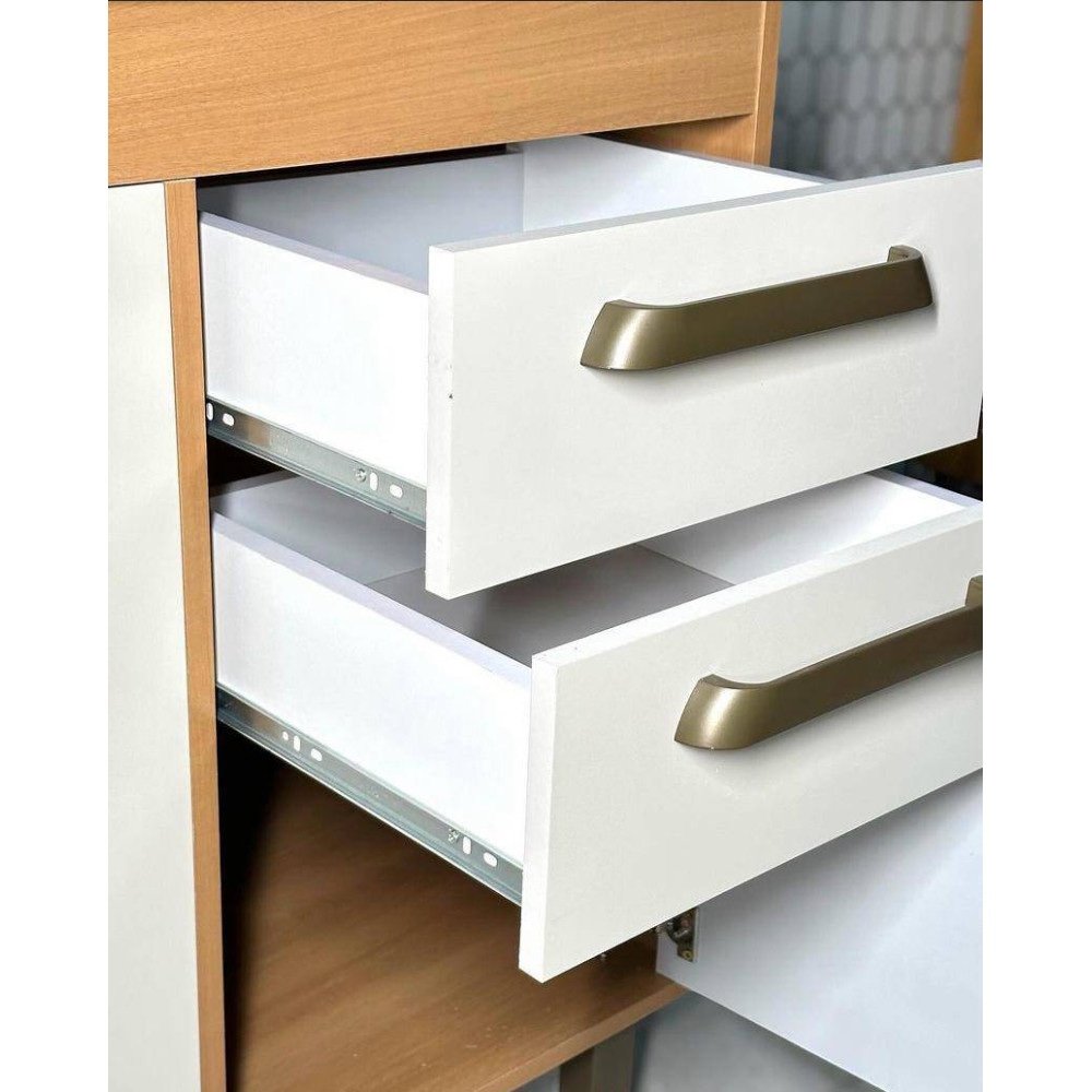 Cozinha Malta c/ 4 peças - Freijo/Off White - Imagem 3