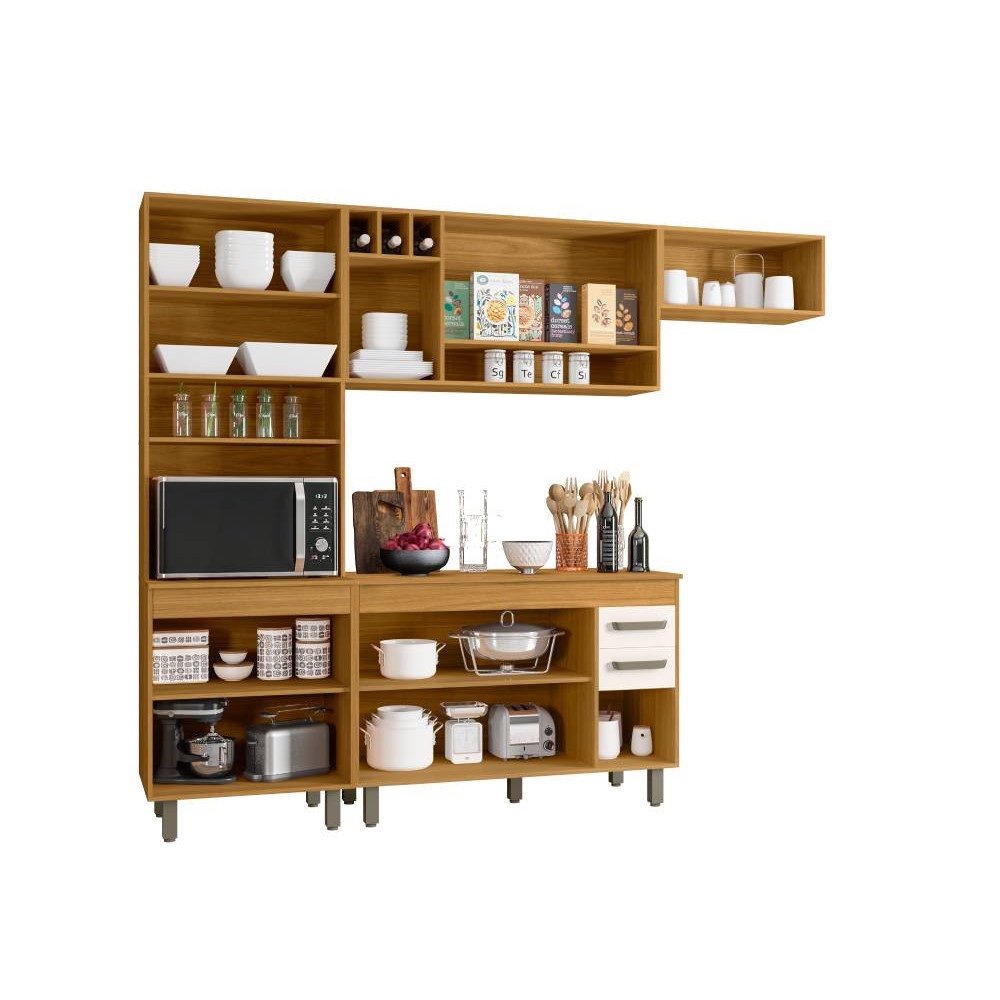 Cozinha Malta c/ 4 peças - Freijo/Off White - Imagem 4