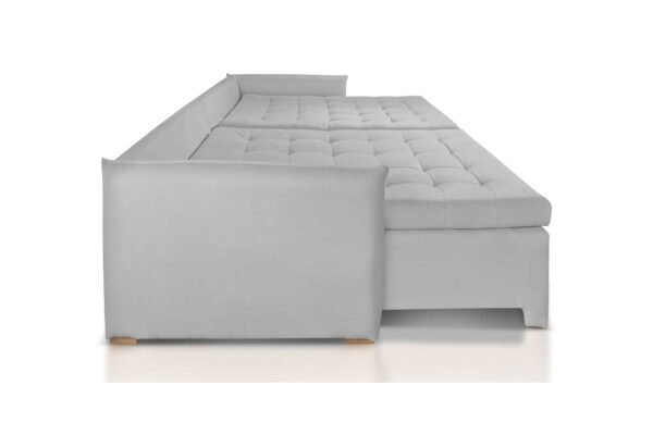 SOFA RETR MILANO 180CM LINHO CINZA - Image 4