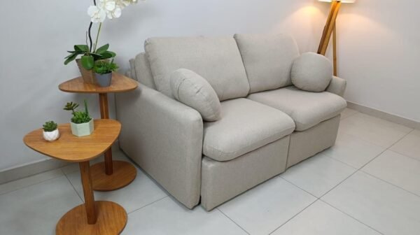 SOFA RETR OSLO S/ CX 180 LINHO BEGE
