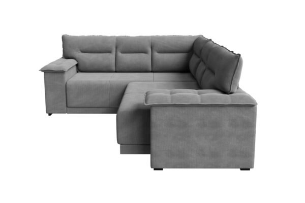 SOFA CANTO RETR BERLIM VEL CINZA - Image 2
