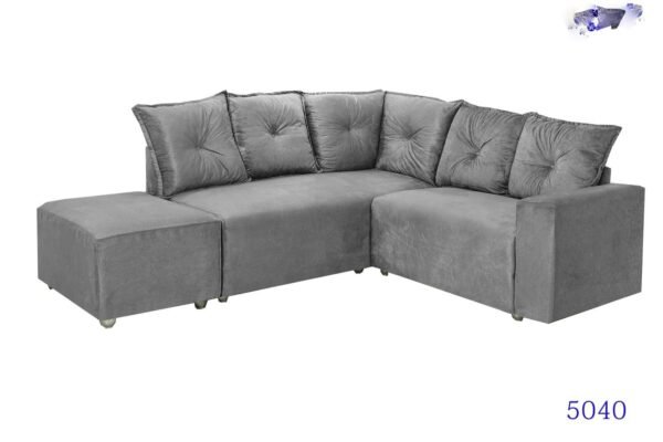 Conjunto Estofado (5 Lugares), Revestimento em Veludo