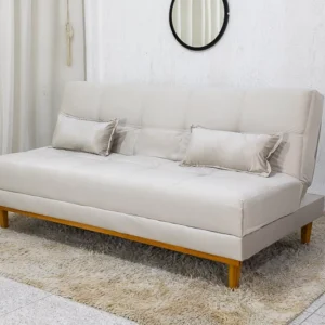 Sofá Cama Madrid Veludo Larg. 1.80m - Molas Bonnel