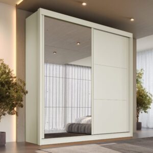 Guarda-Roupa 2 Portas Mali 151,5 m Off White/Peroba/Off White