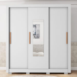 Guarda-Roupa 3 Portas Chile 1,914 m Branco