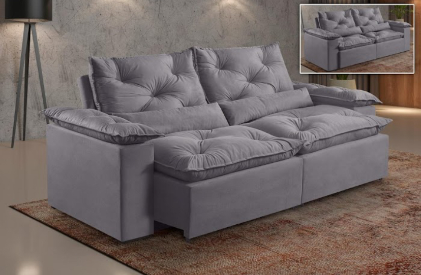 SOFÁ RETRÁTIL E RECLINÁVEL GRÉCIA 230