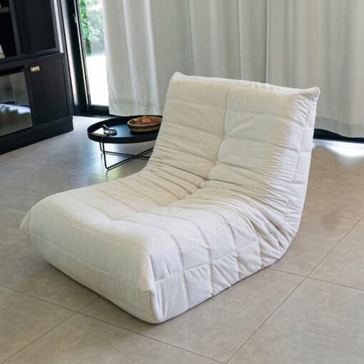 Poltrona Togo (Expansível) Bouclé Bege - Imagem 4